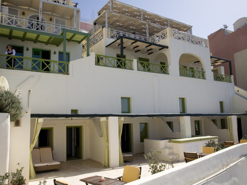 Adamis Majesty Suites in Fira, Santorini Außenaufnahme