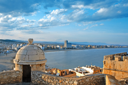 Urlaub Valencia - Last Minute Reisen Spanien günstig buchen - Peniscola, Valencia, Spanien, Strand.