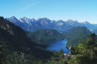 Gepflegter Kurzurlaub in Österreich - allgäu allgäuer alpen alpen alpsee berge schwanstein tirol österreich.