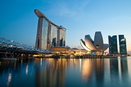 Urlaub Singapur - Last Minute Reisen Asien günstig buchen - Singapur, Asien, Nacht.
