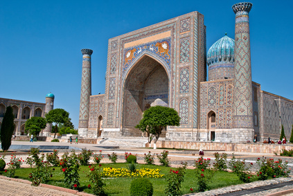 Urlaub Usbekistan - Last Minute Reisen Asien günstig buchen - Usbekistan, Russland, Asien, Sher Dor Madrasah.