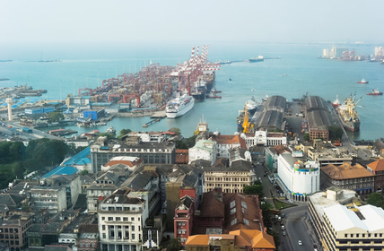 Urlaub Colombo - Last Minute Reisen Sri Lanka günstig buchen - Colombo, Sri Lanka, Asien, Hafen.