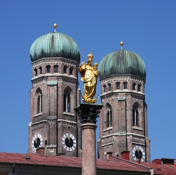 Städtereise nach München - München, Kirche, Frauenkirche.