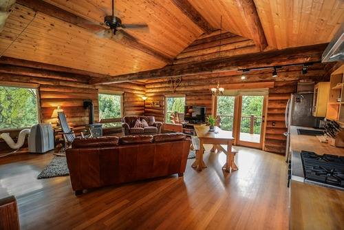 Urlaub in einem Holzhaus