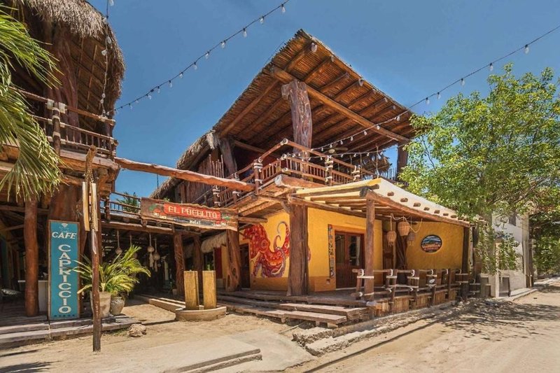 Hotel El Pueblito in Isla Holbox, Cancun Außenaufnahme