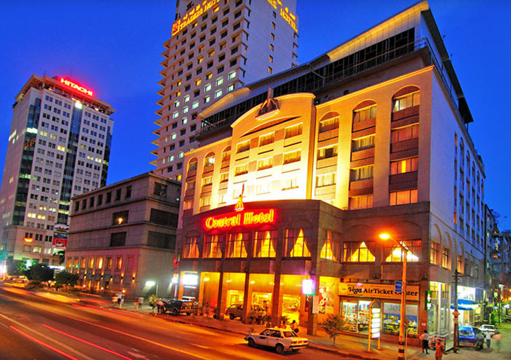 Central Hotel Yangon in Yangon, Rangun (Myanmar) Außenaufnahme