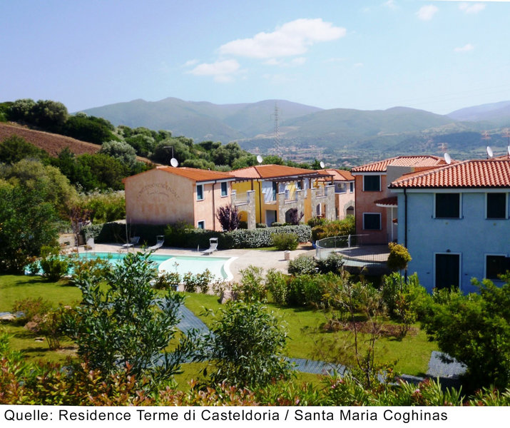 Residenza Terme di Casteldoria in Santa Maria Coghinas, Olbia,Sardinien Außenaufnahme