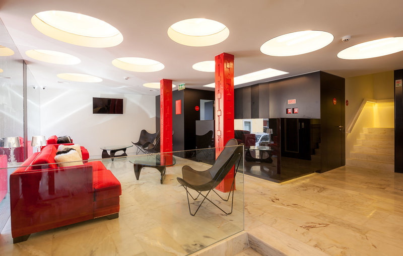Faro Boutique Hotel in Faro, Faro Lounge/Empfang
