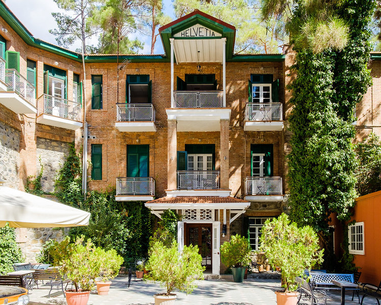 New Helvetia Hotel in Platres, Larnaca (Süden) Außenaufnahme
