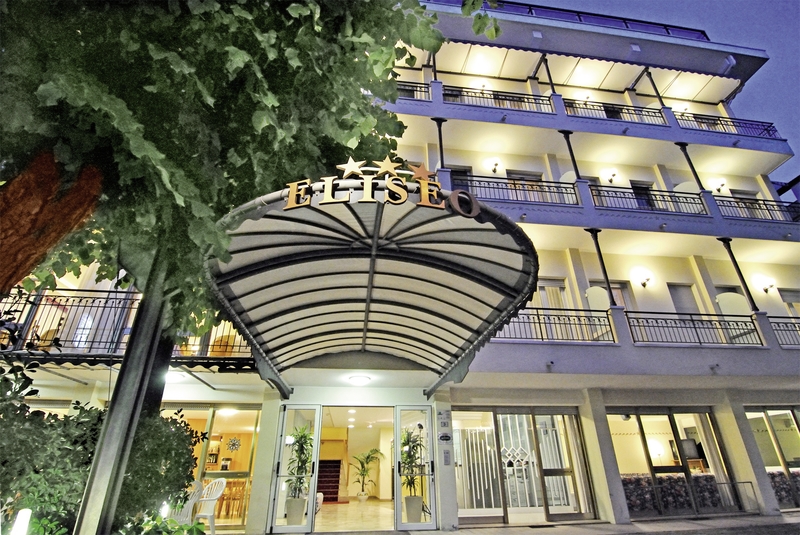 Hotel Eliseo in Riccione, Bologna Außenaufnahme