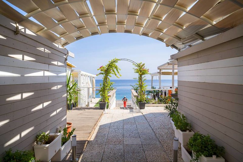 Hotel Rivage Taormina in Taormina, Catania Terrasse