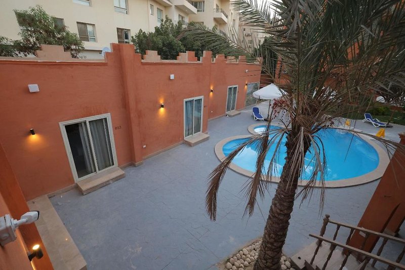 Settle Inn Mirage Boutique Hotel in Kairo, Kairo Terrasse
