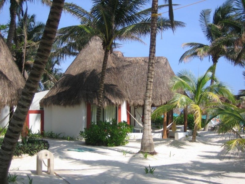 Las Palapas in Playa del Carmen, Cancun Außenaufnahme