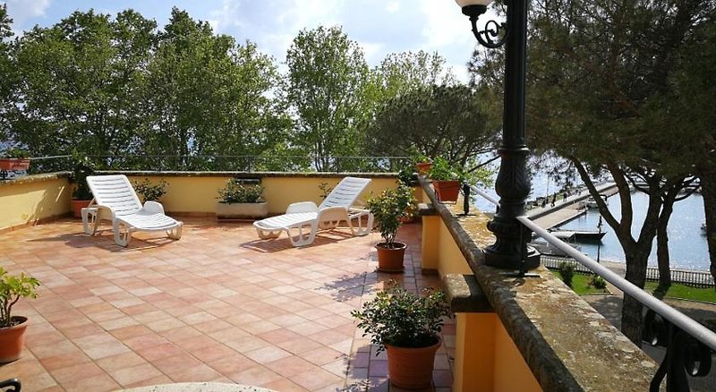Hotel Royal ohne Transfer in Bolsena, Rom-Fiumicino Terrasse