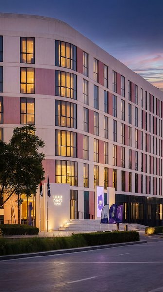 Nest Hotel Aljada in Sharjah, Abu Dhabi Außenaufnahme