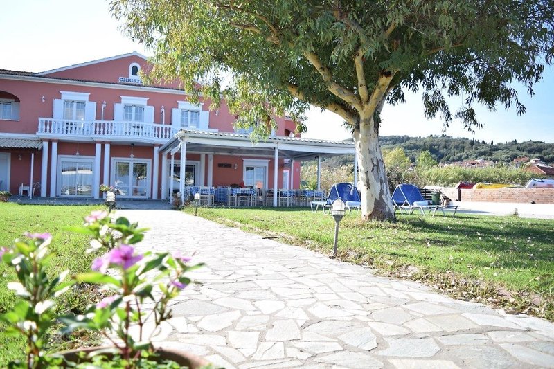 Pension Christina in Petriti, Korfu Garten