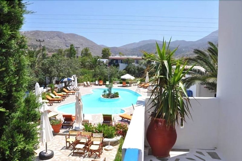 Lakki Village Family Beach Hotel in Amorgos, Santorini Pool