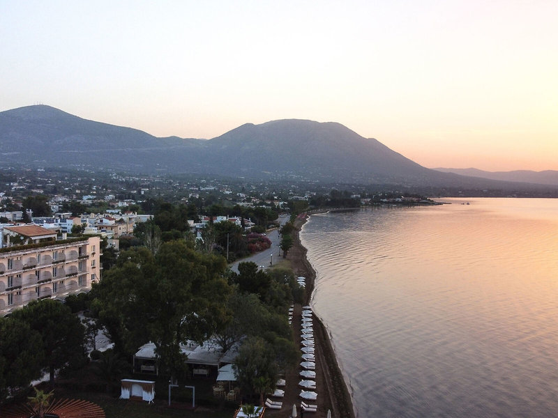 Eviana Beach in Eretria, Athen Landschaft