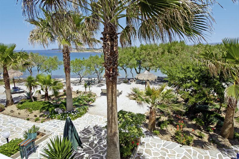 Kalypso Hotel in Naoussa, Santorini Außenaufnahme