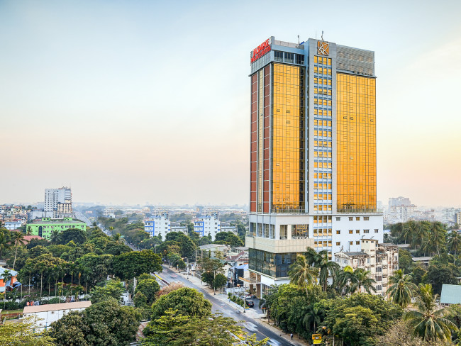 Jasmine Palace Hotel in Yangon, Rangun (Myanmar) Außenaufnahme
