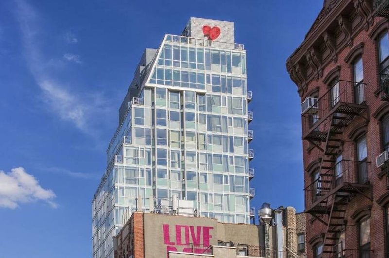 Hotel on Rivington in New York City, New York (John F Kennedy) Außenaufnahme