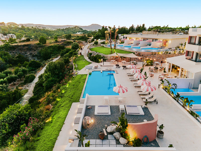The Palms Concept Hotel in Faliraki, Rhodos Pool