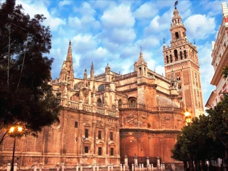 Simon in Sevilla, Sevilla Außenaufnahme