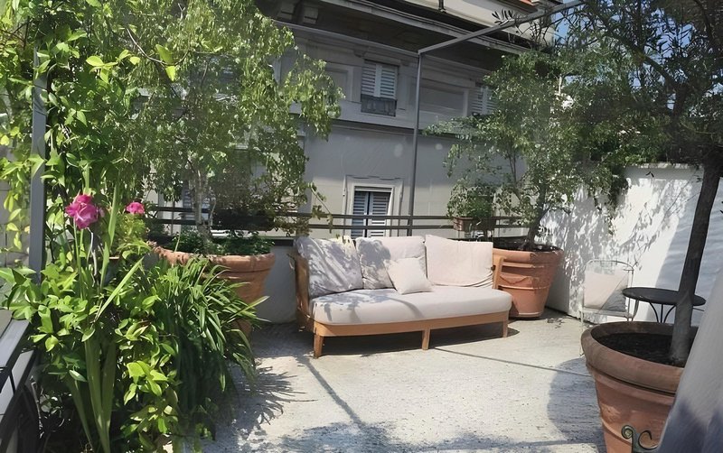 Antica locanda dei Mercanti in Mailand, Mailand (Linate) Terrasse