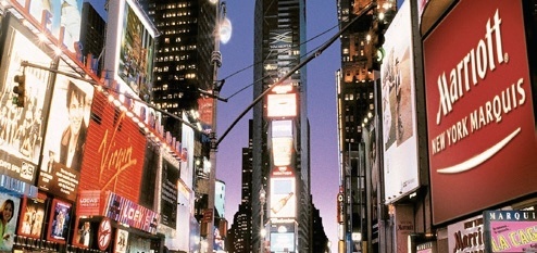 New York Marriott Marquis in New York City, New York-Newark Außenaufnahme