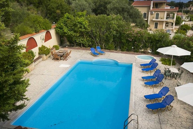 Irena Studios and Apartments in Sarlata, Kefalonia Pool