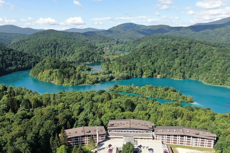 Hotel Jezero in Plitvicka Jezera, Zadar (Kroatien) Landschaft