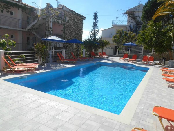 Odyseas Studios in Lourdata, Kefalonia Pool