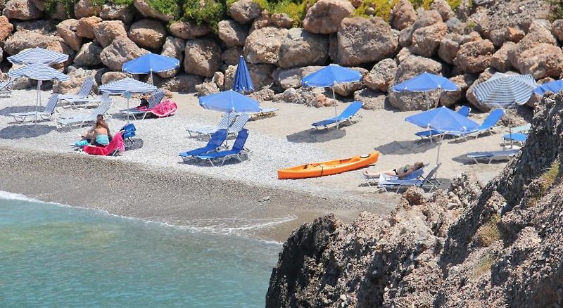 Hotel Alkyon in Chora Sfakion, Chania (Kreta) Strand