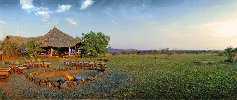 Severin Safari Camp in Tsavo-West-Nationalpark, Mombasa (Kenia) Außenaufnahme