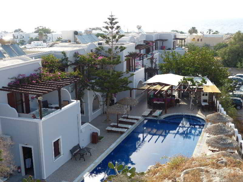 Black Sand Apartments in Kamari, Santorini Pool