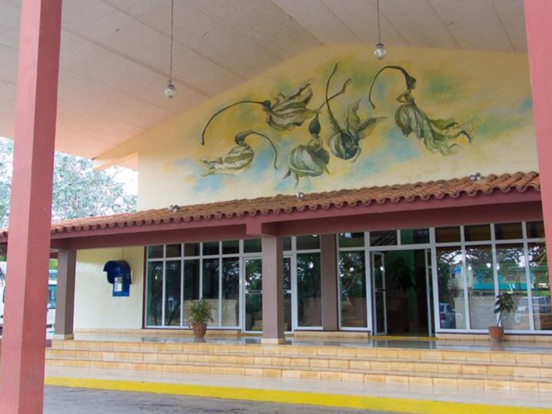 Hotel Las Yagrumas in San Antonio de los Baños, Havanna Lounge/Empfang