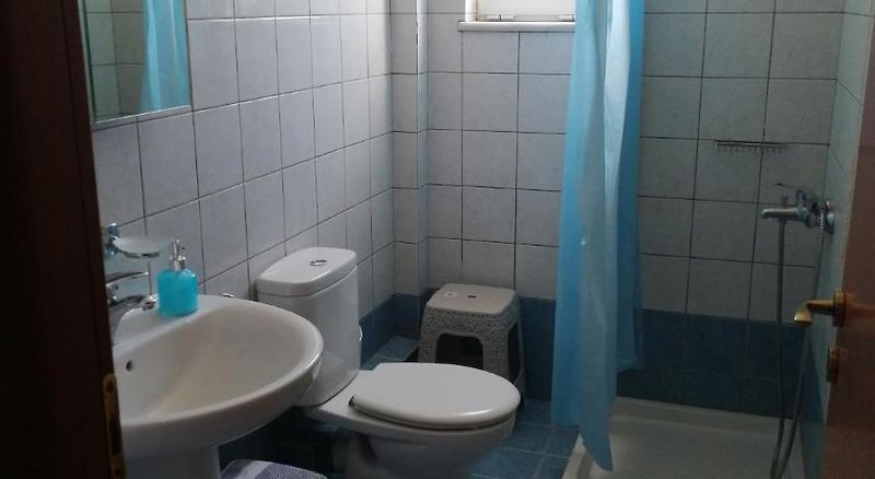 Nikos Apartments in Falassarna, Chania (Kreta) Badezimmer