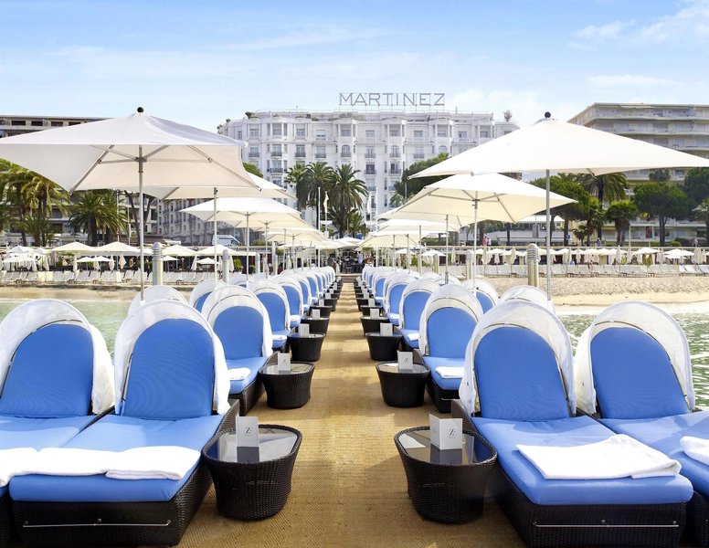 Grand Hyatt Cannes Hotel Marti in Cannes, Nizza Terasse