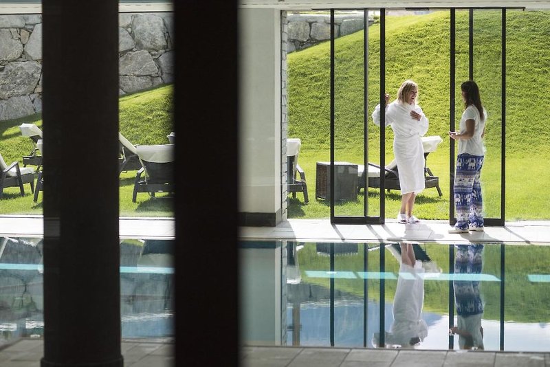 Hotel Lac Salin Spa & Mountain Resort in Livigno, Mailand (Bergamo) Hallenbad