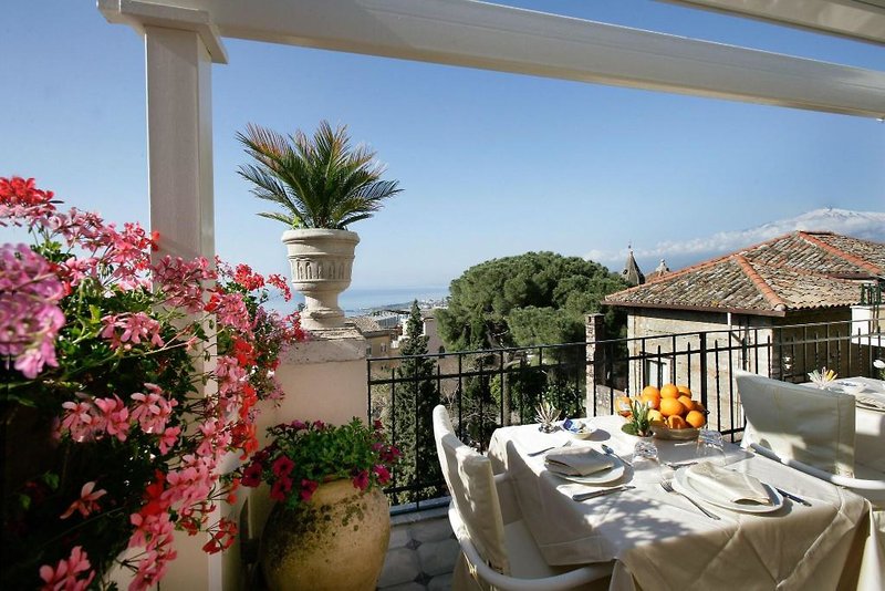 Villa Taormina in Taormina, Catania Terrasse