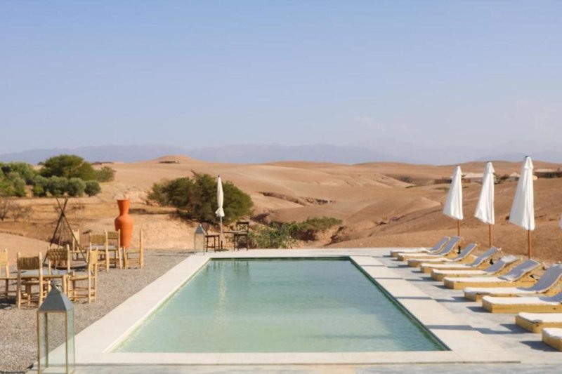 Emeraude Luxury Camp in Agafay, Marrakesch (Marokko) Pool