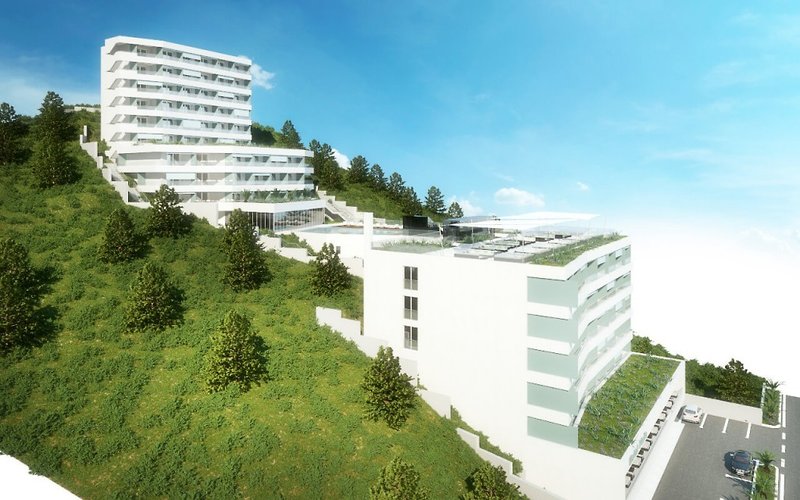 Hotel Plaza Duce in Dugi Rat, Split (Kroatien) Außenaufnahme