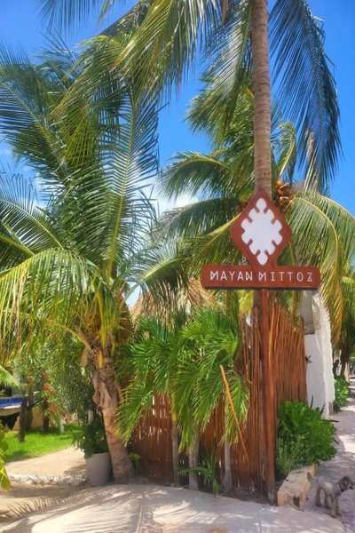 Mayan Mittoz in Isla Holbox, Cancun Garten