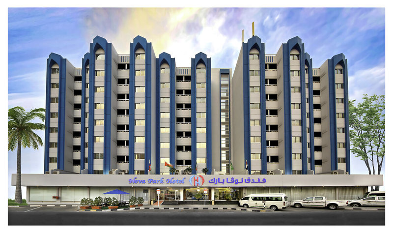 Nova Park Hotel in Sharjah, Dubai Außenaufnahme