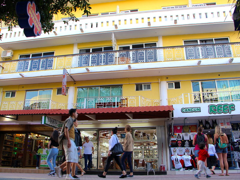Plaza del Sol in Playa del Carmen, Cancun Außenaufnahme