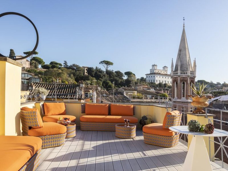 Poesis Experience Hotel in Rom, Rom-Fiumicino Terrasse