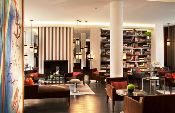 Hotel le A in Paris, Paris-Charles De Gaulle Lounge/Empfang