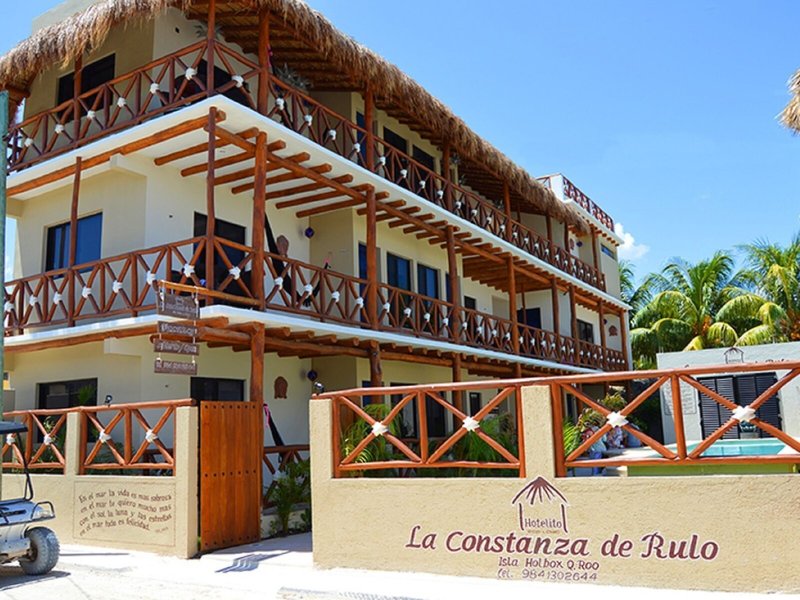 La Constanza de Rulo in Isla Holbox, Cancun Außenaufnahme