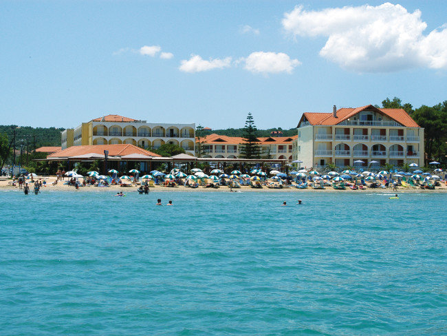 Tsilivi Beach Hotel in Tsilivi, Zakynthos Außenaufnahme