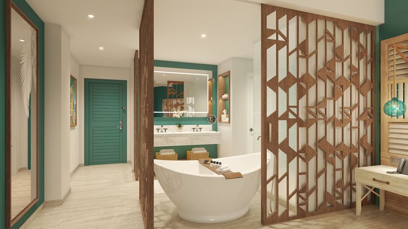 Dreams Cap Cana Resort & Spa in Punta Cana, Santo Domingo Badezimmer